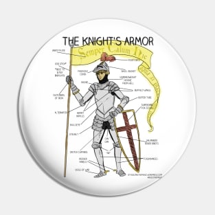 The Knight's Armor Pin