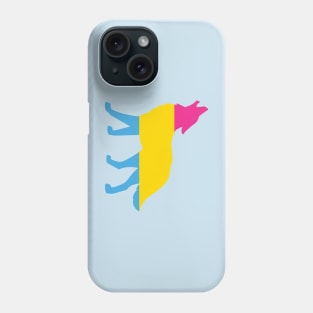 Pride Animals- Pansexual Wolf Phone Case