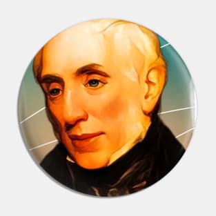 English poet William Wordsworth illustration Pin