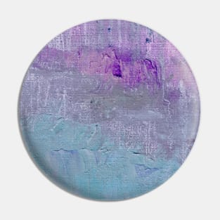 Blue Purple Indigo Abstract Art Pin