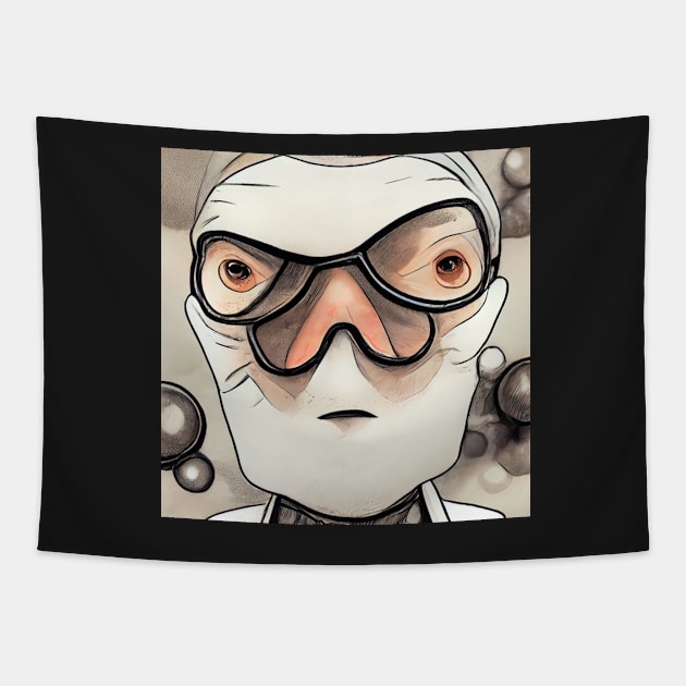 Biochemist | Comics Style Tapestry by ComicsFactory