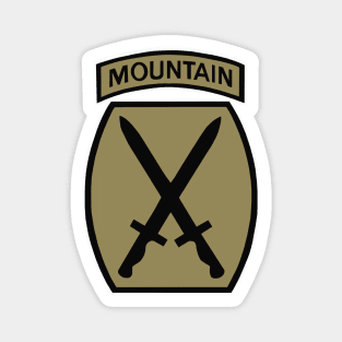 Mountain Division Brown Magnet