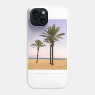 Serene Beachside Palms Phone Case