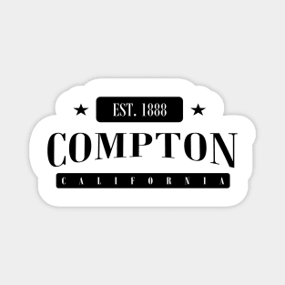 Compton Est. 1888 (Standard Black) Magnet