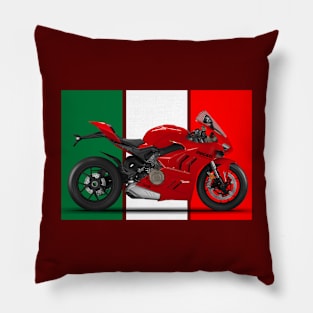 Italian Motorcycle Ducati Panigale V4 Pillow