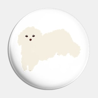 Fluffy Dog Pin