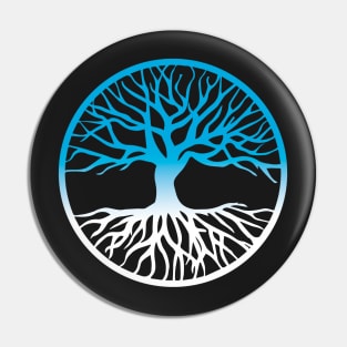 Yggdrasil Tree of Life Pagan Witch As Above So Below Pin