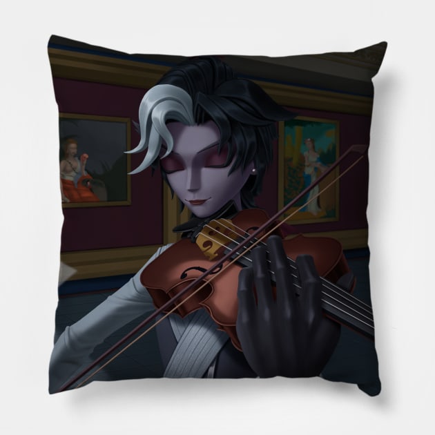 Schubert's Rest Note 1 Pillow by gagimas