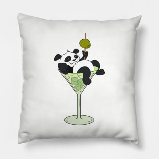 Quarantine drink Funny Panda Pillow