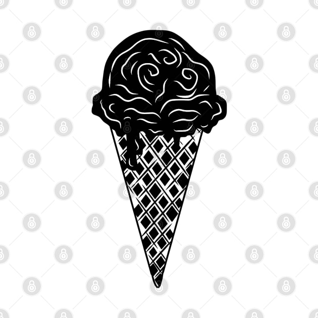 Black Ice Cream by faiiryliite