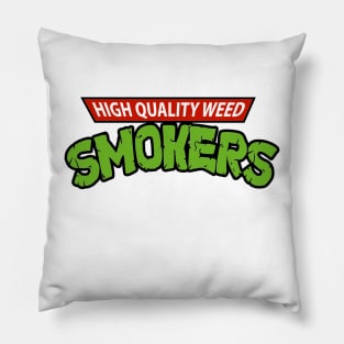 High Quality Weed Smokers Logo Pillow