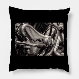 Norton engine casing (sepia) Pillow