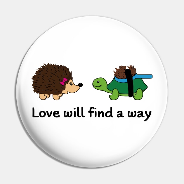 Love Will Find A Way Pin by Ramateeshop