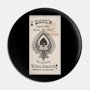 Ace of Spades Playing Card Pin