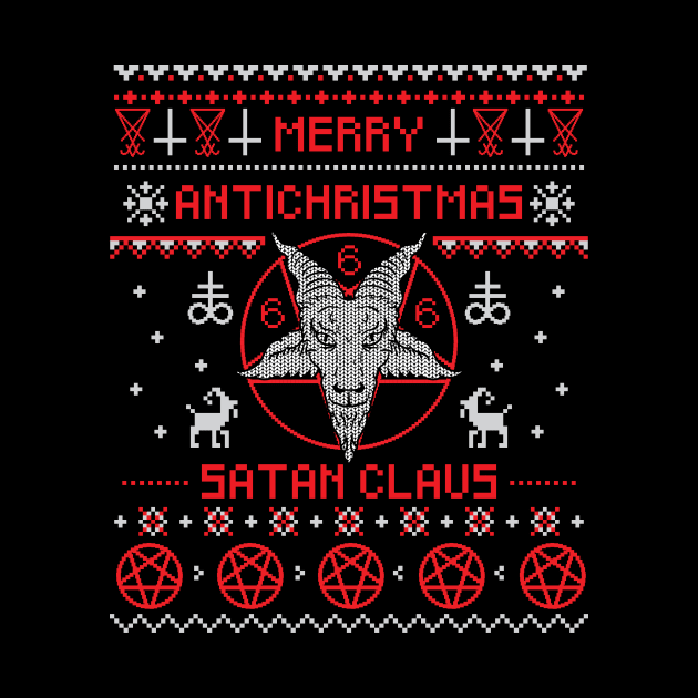 Merry Antichristmas Ugly Sweater by BlackRavenOath