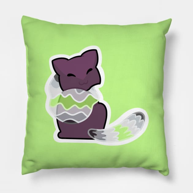 Agender Melog Pillow by dragonlord19