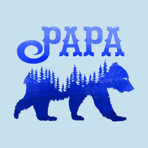 Papa Bear (Blue) by HammerApparel