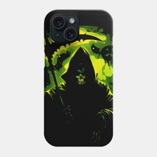 Fantasy Grim Reaper - Scythe and Skull Phone Case