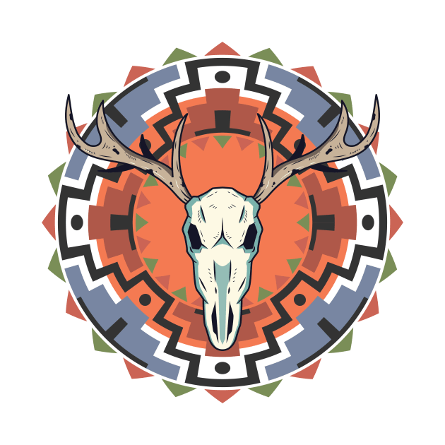 deer skull by iuz