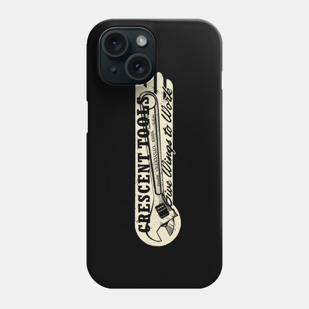 Vintage Crescent Tools by Buck Tee Phone Case by Buck Tee