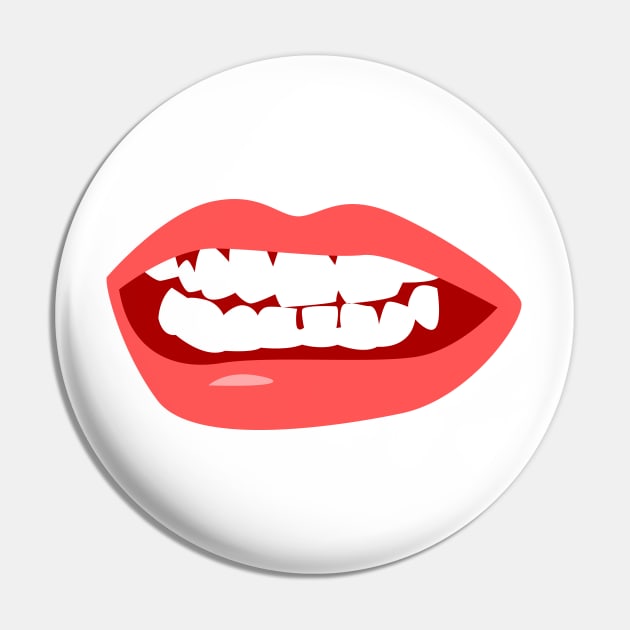 Clean Mouth Pin by Irkhamsterstock