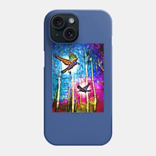 Crows in the Woods Phone Case