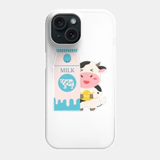 cute smile cow Phone Case