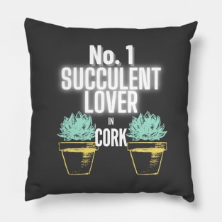 The No.1 Succulent Lover In Cork Pillow