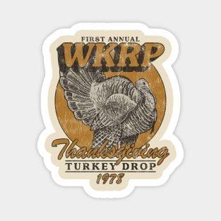 WKRP Thanksgiving Turkey Drop Magnet