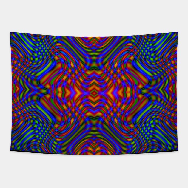 Symmetrical pattern Tapestry by Guardi