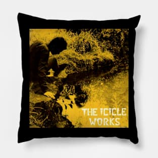 The Icicle Works New Wave Throwback 1982 Pillow