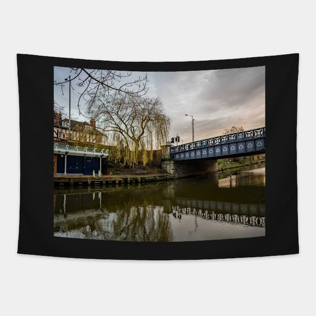 Foundry Bridge over the River Wensum, Norwich Tapestry by yackers1