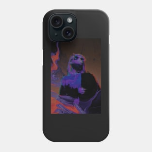 TOMO - Glitch Art Portrait Fluid Paint Phone Case