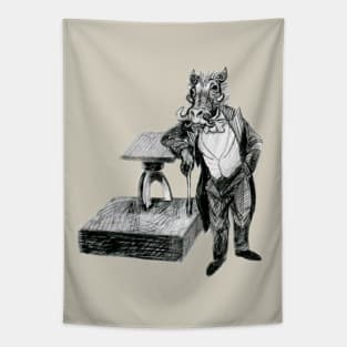 Carnival Animals - Orchestra Conductor Boar Tapestry