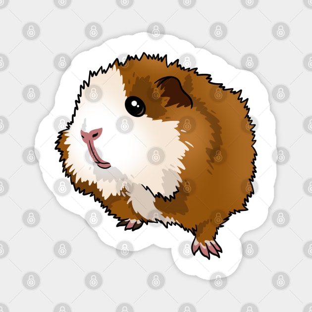 Tilty the guinea pig Magnet by Kats_guineapigs