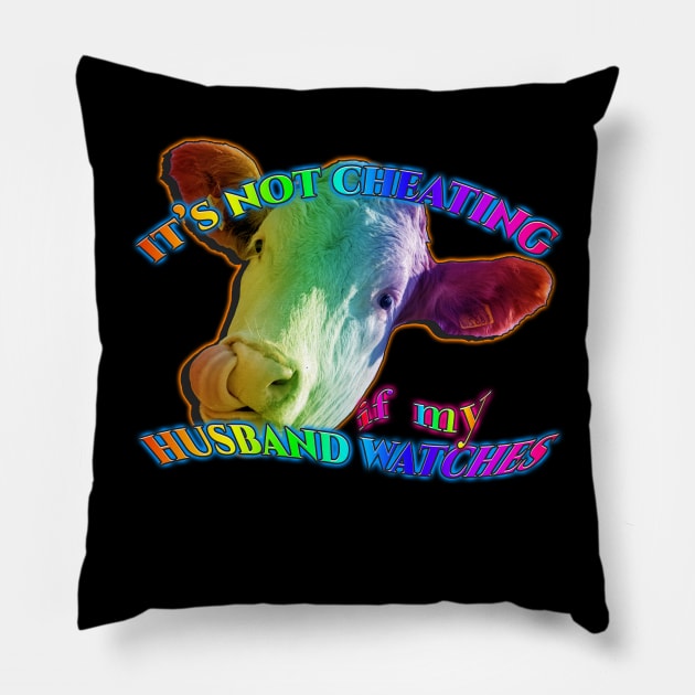 It's not cheating if my husband watches Pillow by TasteefulShirts