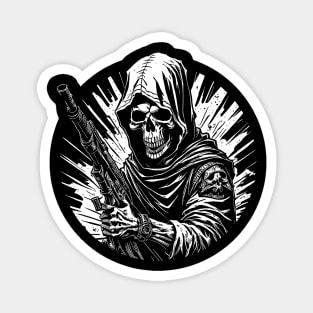 Grim reaper rifle Magnet