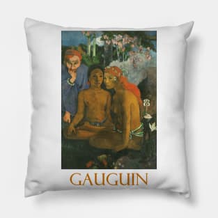 Barbarous Tales (1902) by Paul Gauguin Pillow