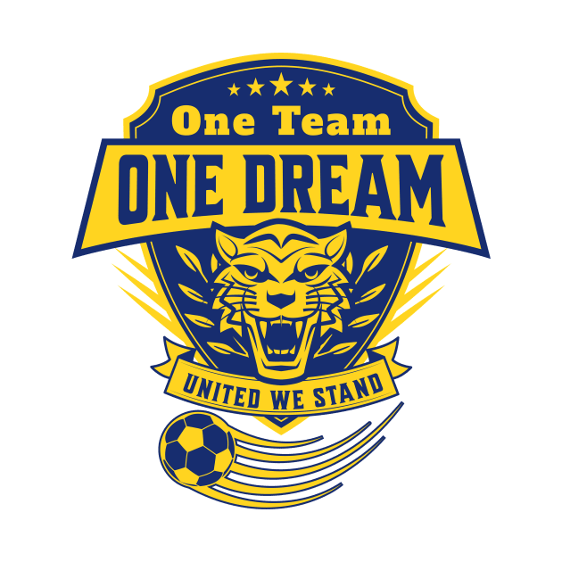One Team One Dream United We Stand by Quotigner