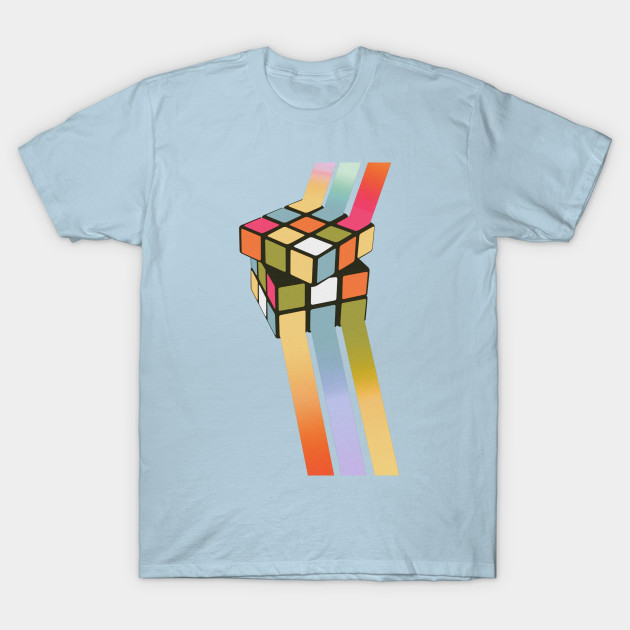 Disover Rubiks Cube Abstract Art - Rubix Cube - T-Shirt