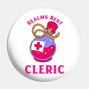 Realms Best Cleric Pin