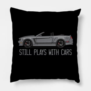 Still Pays With Cars-Sterling Gray Pillow