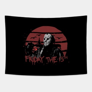 friday - jason horror vintage Tapestry