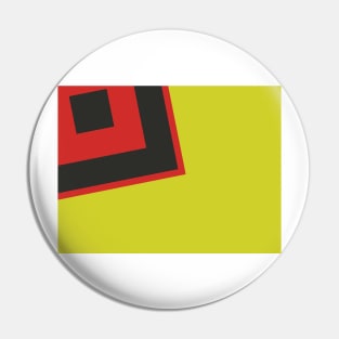 red over black in yellow sea of color Pin