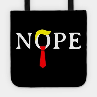 Funny Nope Anti-Trump Trump Hair Tote