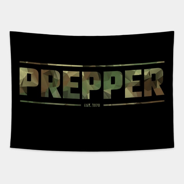 Prepper survivalist Tapestry by SNZLER