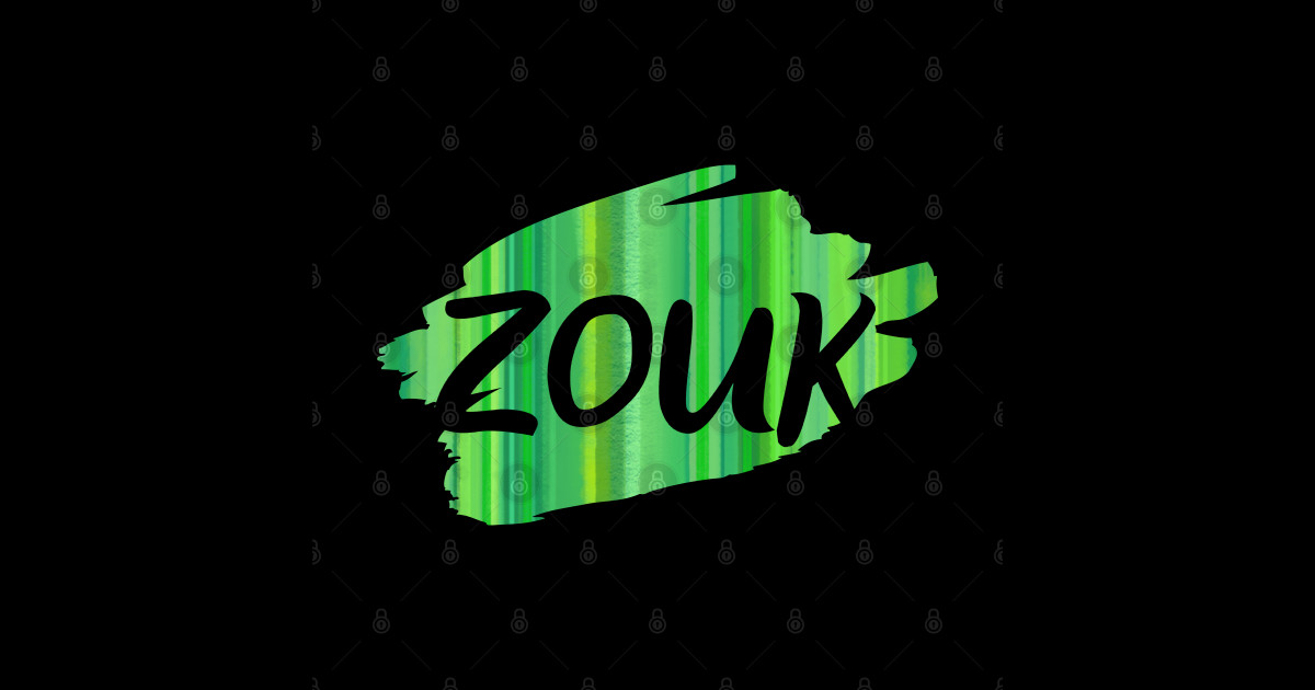 Green Zouk Logo Zouk Sticker Teepublic