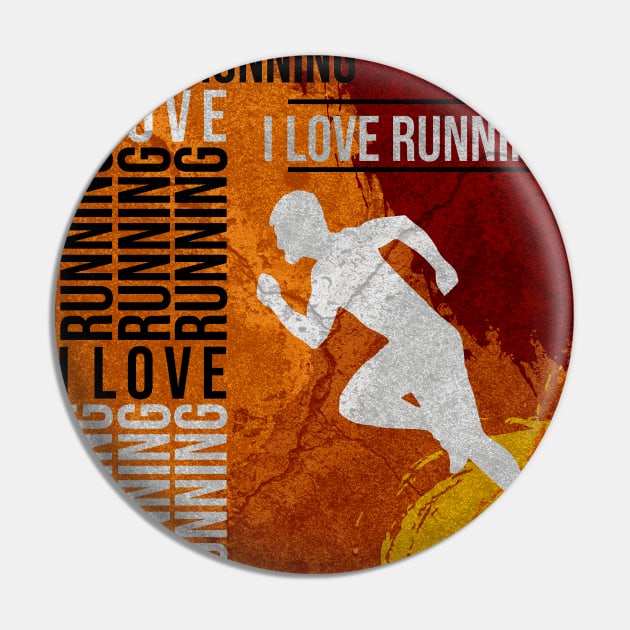 I love running, runner Pin by Nana On Here