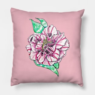 Heart Camellia Pillow