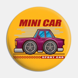 Mini Sport Car Pin